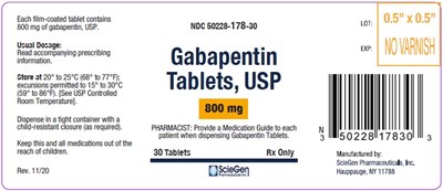 Gabapentin 800mg 30s